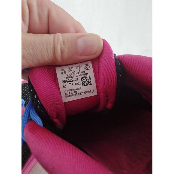 Puma RS Fast Surveillance Sneakers 384329-01 Pink Blue Black Size 7 - Picture 9 of 10